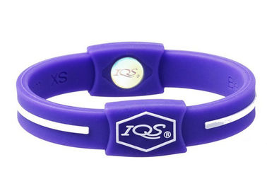 Silicone Rubber Energy Bracelet Wristbands for Relieving Stress / Promoting Sleep 20.5cm