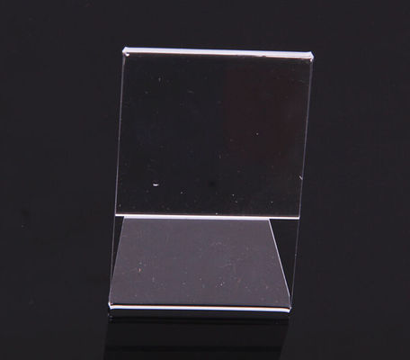 L Shape Clear Plastic Sign Holder / Acrylic Table top Sign Holder